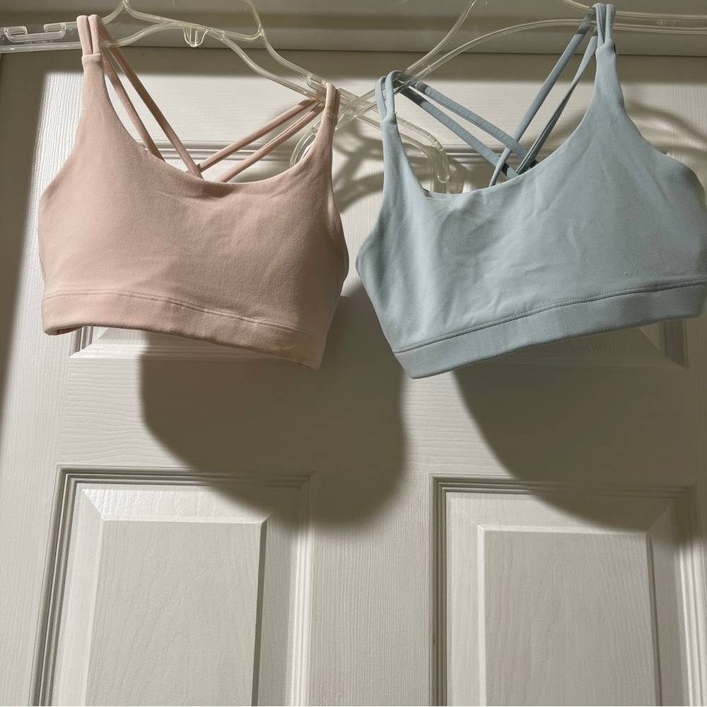 Athleta Girl Sports Bras - Pink and Blue